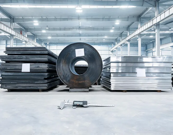 Carbon steel and stainless coil product display